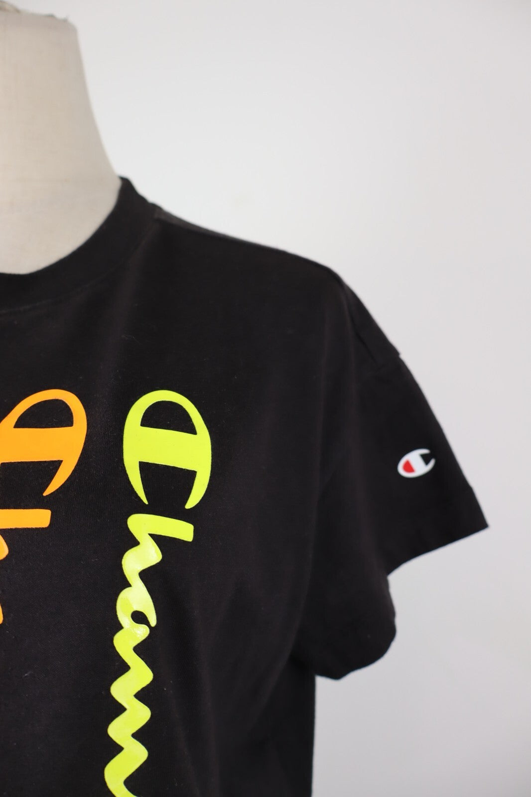 CHAMPION MAGLIA DONNA TG. M WOMAN T-SHIRT CASUAL VINTAGE COTONE COTTON