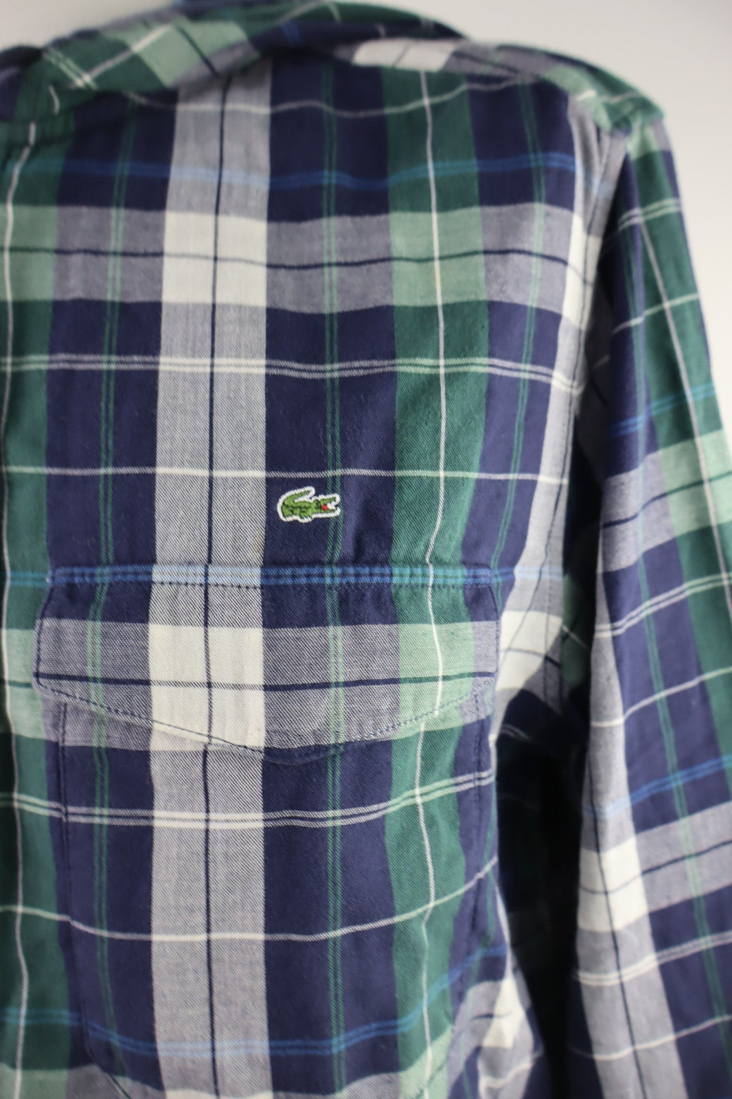 LACOSTE LIVE CAMICIA UOMO TG. 42 MAN CASUAL VINTAGE SHIRT COTONE MANICA LUNGA