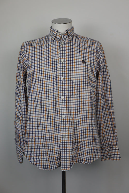 HARMONT & BLAINE CAMICIA UOMO TG. M MAN CASUAL VINTAGE SHIRT COTONE COTTON LOGO