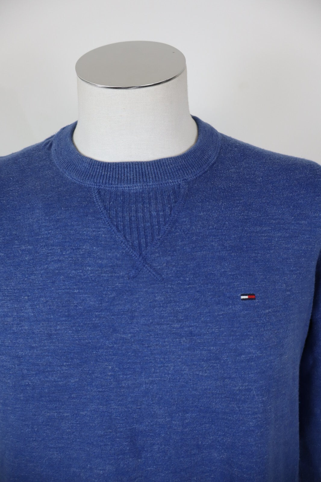 TOMMY HILFIGER MAGLIONE VINTAGE UOMO COTONE Tg. L MAN COTTON SWEATER CASUAL