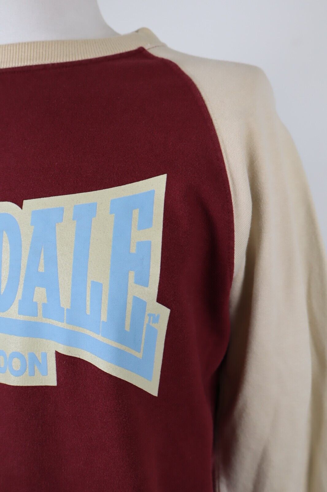 LONSDALE FELPA MAGLIA UOMO Tg M MAN SWEATSHIRT CASUAL VINTAGE COTONE COTTON