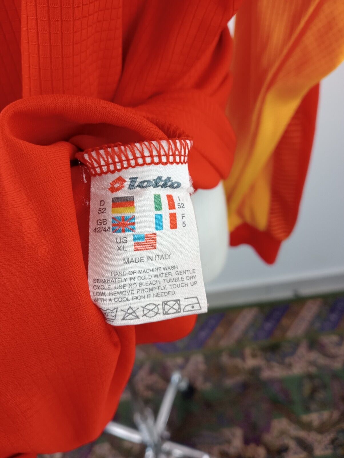 LOTTO N 7 MAGLIA CALCIO ITALIA UOMO Tg XL SOCCER TRIKOT MAN JERSEY