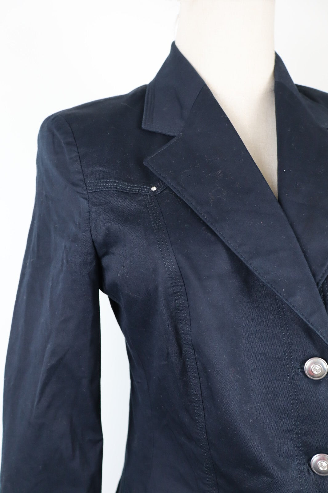 LUISA SPAGNOLI BLAZER GIACCA DONNA 44 WOMAN CASUAL VINTAGE JACKET COTONE COTTON