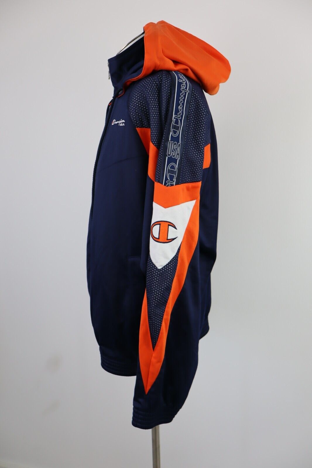 CHAMPION USA GIACCA SPORTIVA UOMO Tg. L MAN CASUAL SPORT JACKET VINTAGE