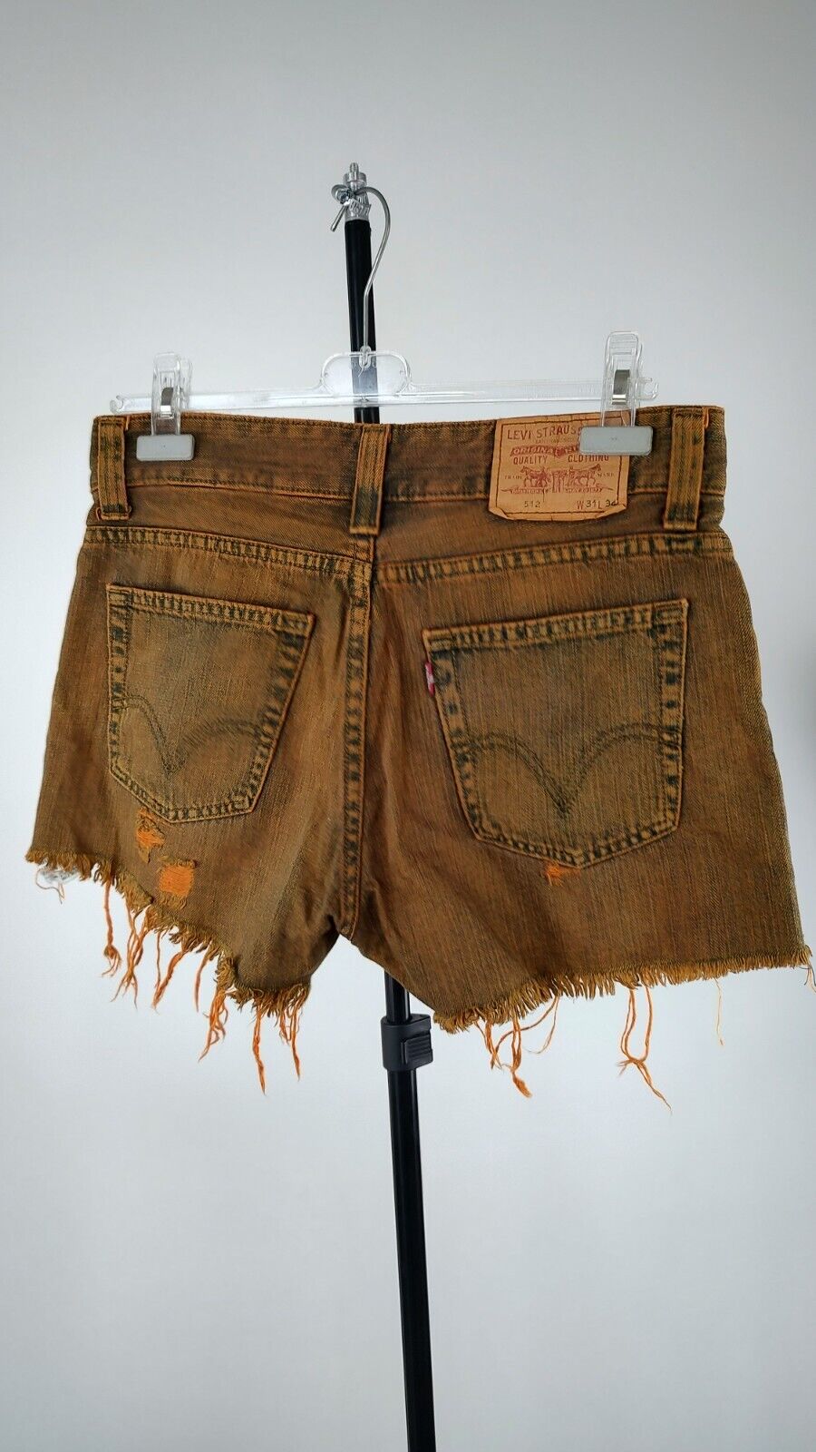 LEVI'S PANTALONCINO DENIM JEANS DONNA TG W31 WOMAN VINTAGE SHORTS