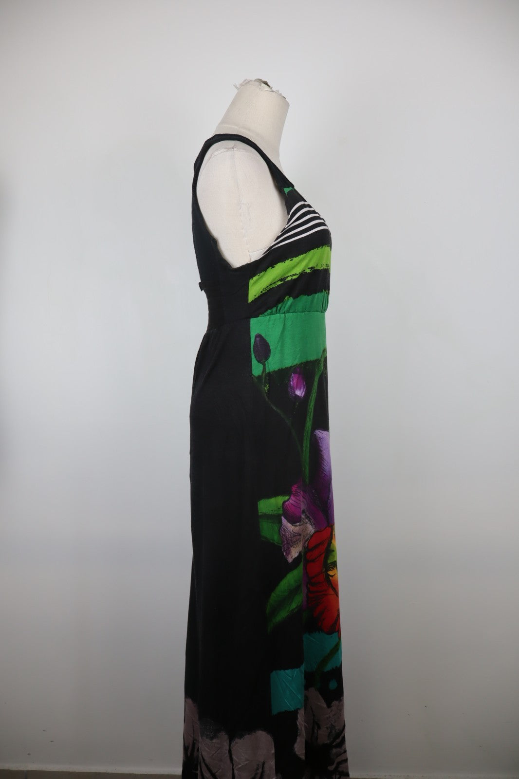 DESIGUAL VESTITO BRETELLE DONNA TG S WOMAN CASUAL VINTAGE DRESS ABITO LOGO