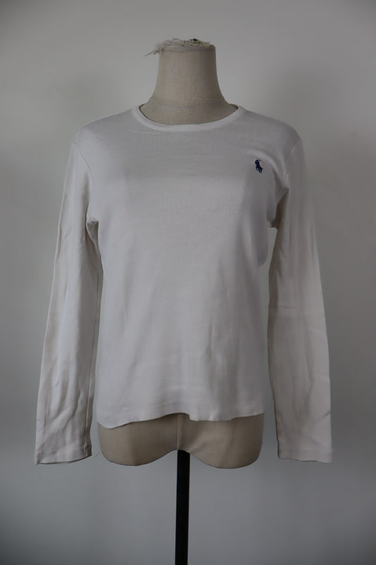 RALPH LAUREN MAGLIA DONNA TG. M WOMAN CASUAL VINTAGE  T-SHIRT COTONE