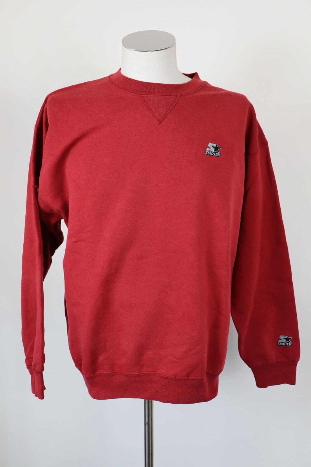 STARTER FELPA UOMO Tg L MAN SPORT SWEATSHIRT VINTAGE CASUAL COTONE