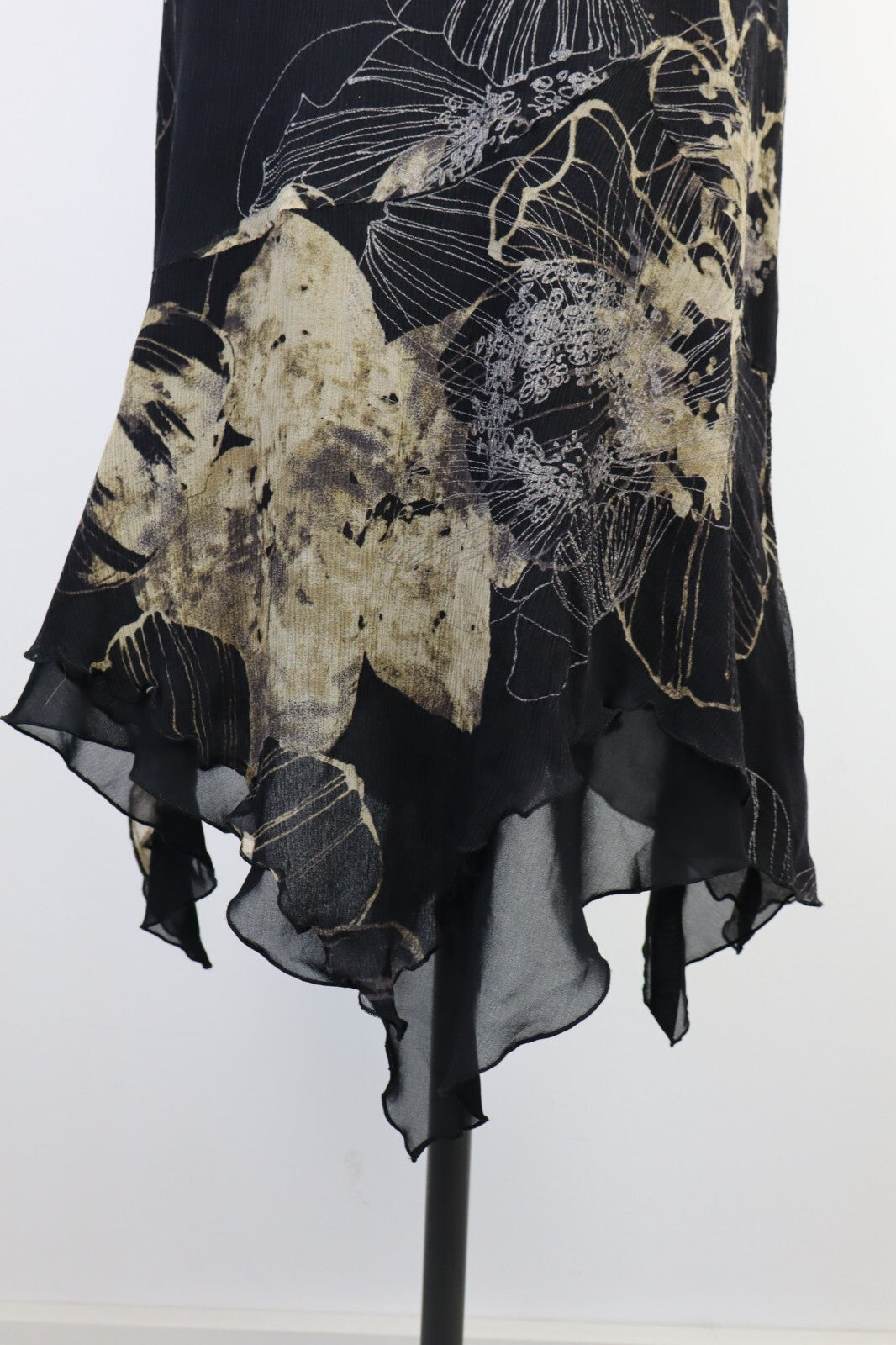 VERA MONT VESTITO DONNA TG 38 WOMAN RETRO' LUXURY VINTAGE CHIFFON Y2K 2000'S