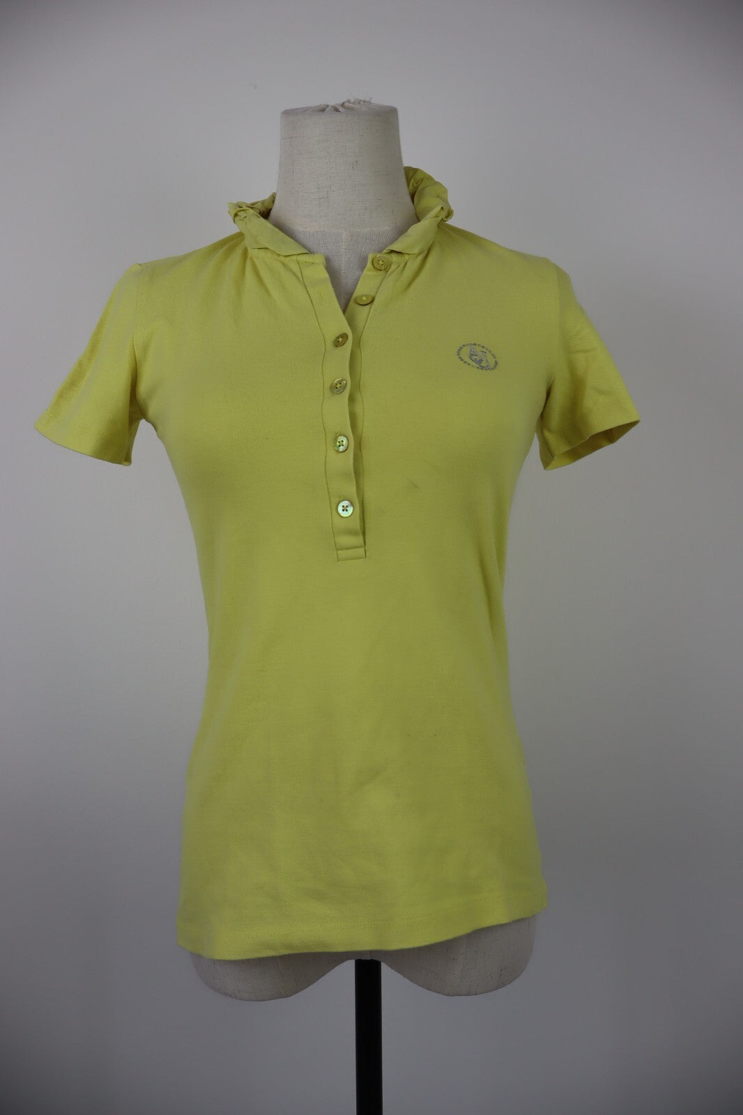 ARMANI JEANS POLO MAGLIA DONNA COTONE TG. 40 WOMAN COTTON SHIRT CASUAL VINTAGE