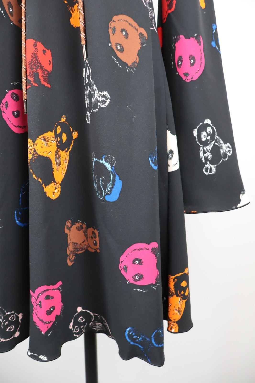 SPORTMAX CODE VESTITO ABITO DONNA TG. 38 WOMAN CASUAL VINTAGE DRESS ANIMALIER