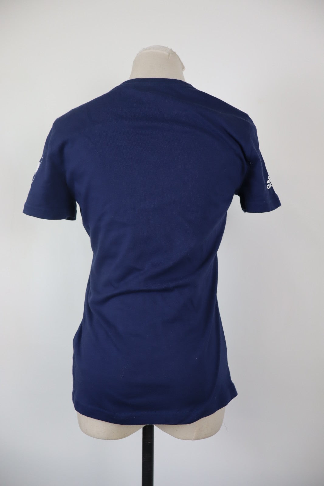 ADIDAS  MAGLIA DONNA TG. S WOMAN CASUAL VINTAGE T-SHIRT TOP COTONE RUGBY FRANCIA