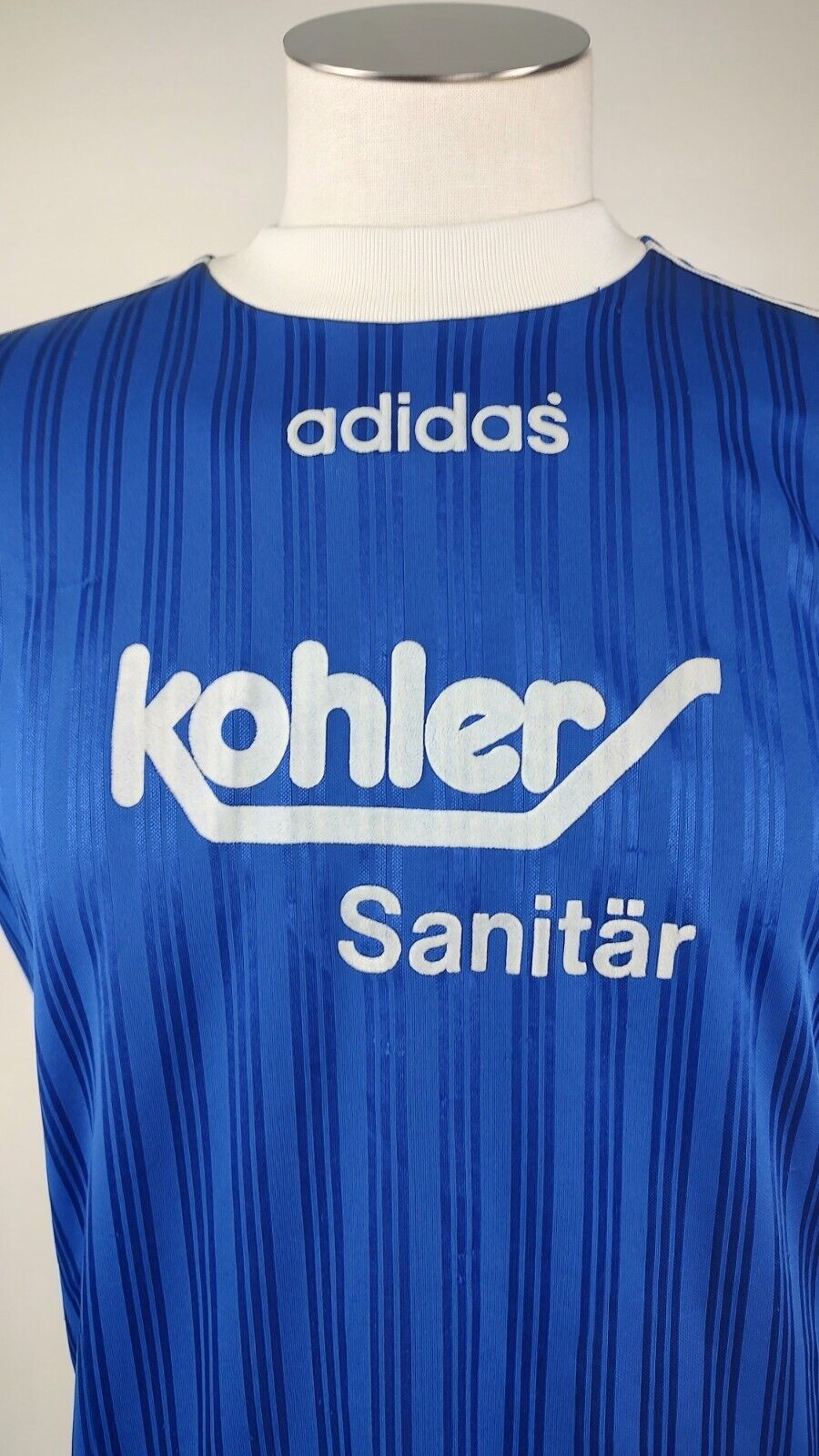 ADIDAS KOHLER N. 3 MAGLIA CALCIO UOMO Tg 16 SOCCER MAN JERSEY MADE IN UK