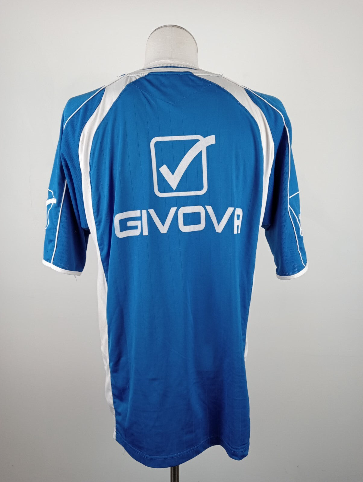 GIVOVA SALERNITANA MAGLIA CALCIO UOMO Tg L SOCCER JERSEY VINTAGE