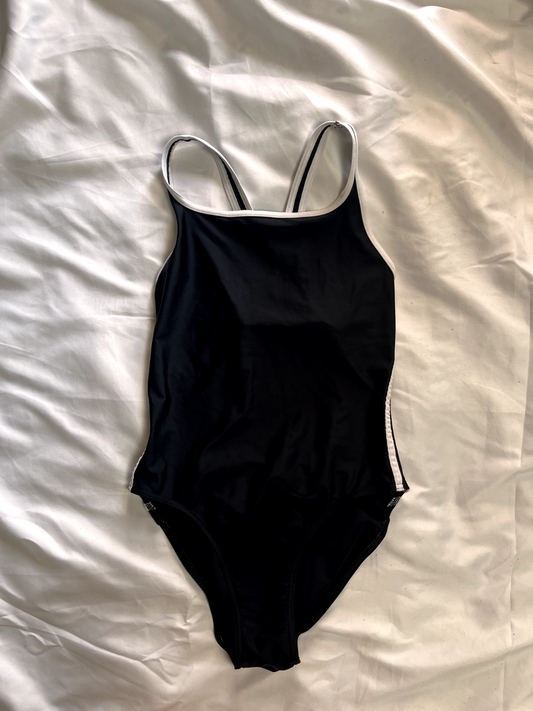 COSTUME ADIDAS INTERO BODY DONNA TG S WOMAN SWIMSUIT CASUAL VINTAGE