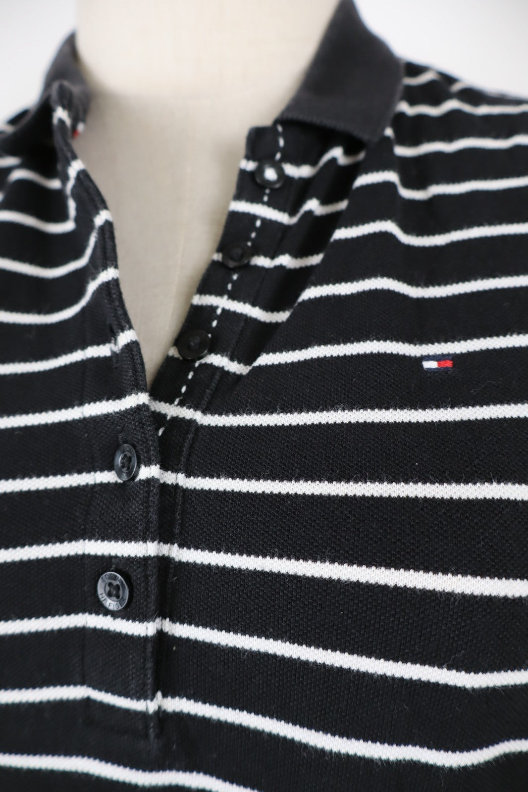 TOMMY HILFIGER VESTITO ABITO DONNA TG. S  WOMAN CASUAL VINTAGE DRESS A RIGHE