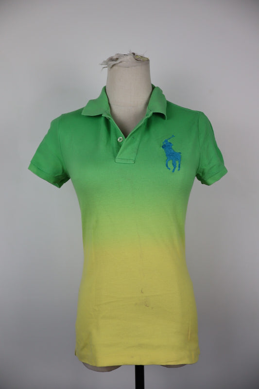 RALPH LAUREN POLO MAGLIA COTONE DONNA TG. S WOMAN CASUAL VINTAGE T-SHIRT