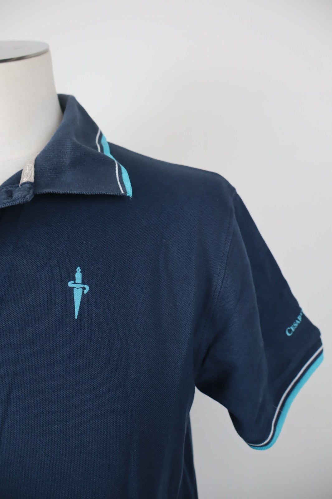 CESARE PACIOTTI POLO MAGLIA UOMO COTONE TG L MAN COTTON SHIRT CASUAL VINTAGE