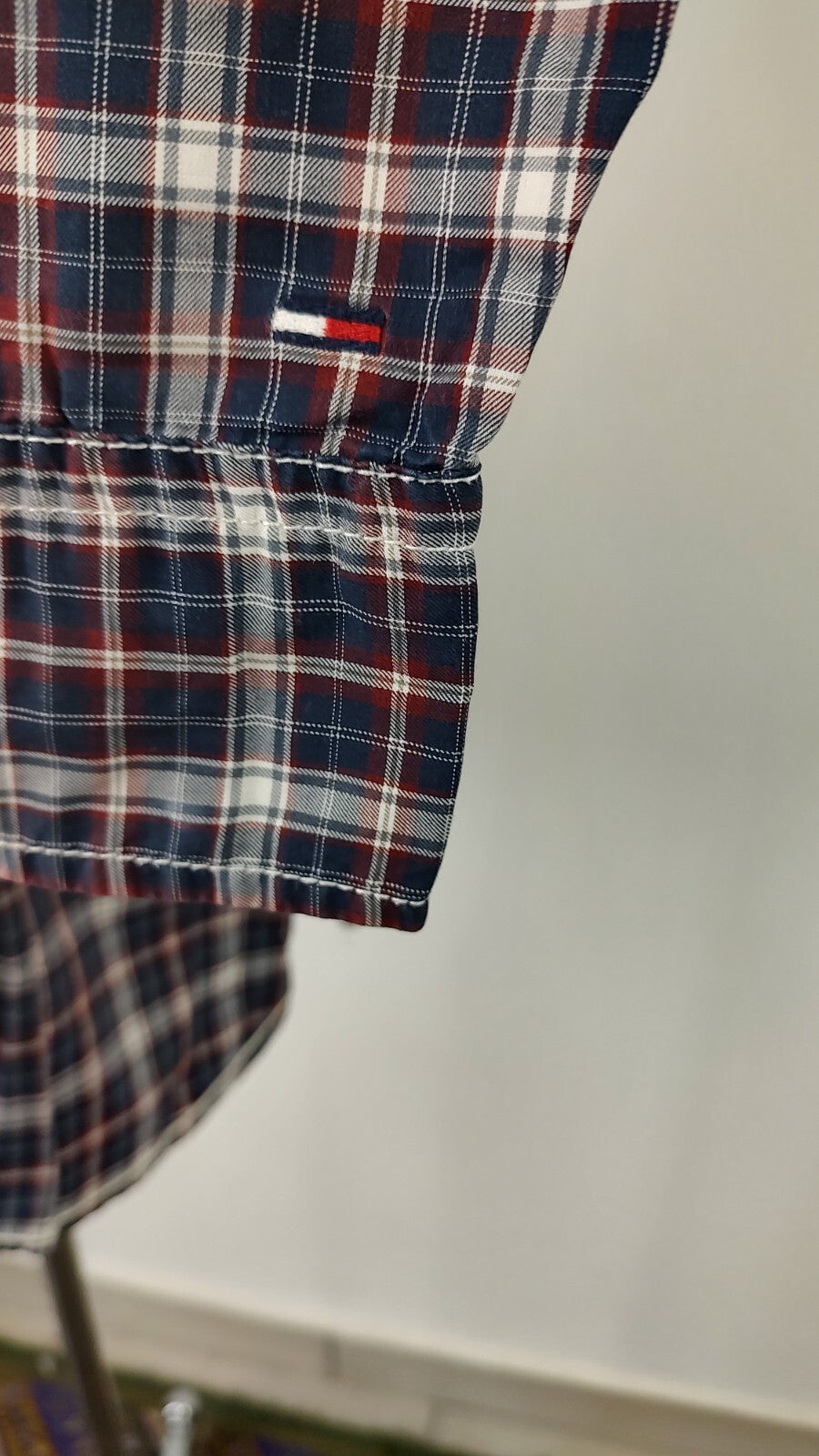 HILFIGER CAMICIA SHIRT UOMO Tg L MAN VINTAGE CASUAL COTONE