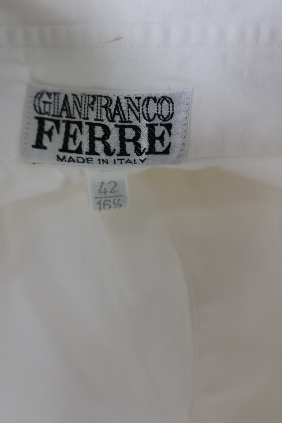 GIANFRANCO FERRE' CAMICIA UOMO COTONE TG 42 / 16.5  MAN CASUAL VINTAGE SHIRT