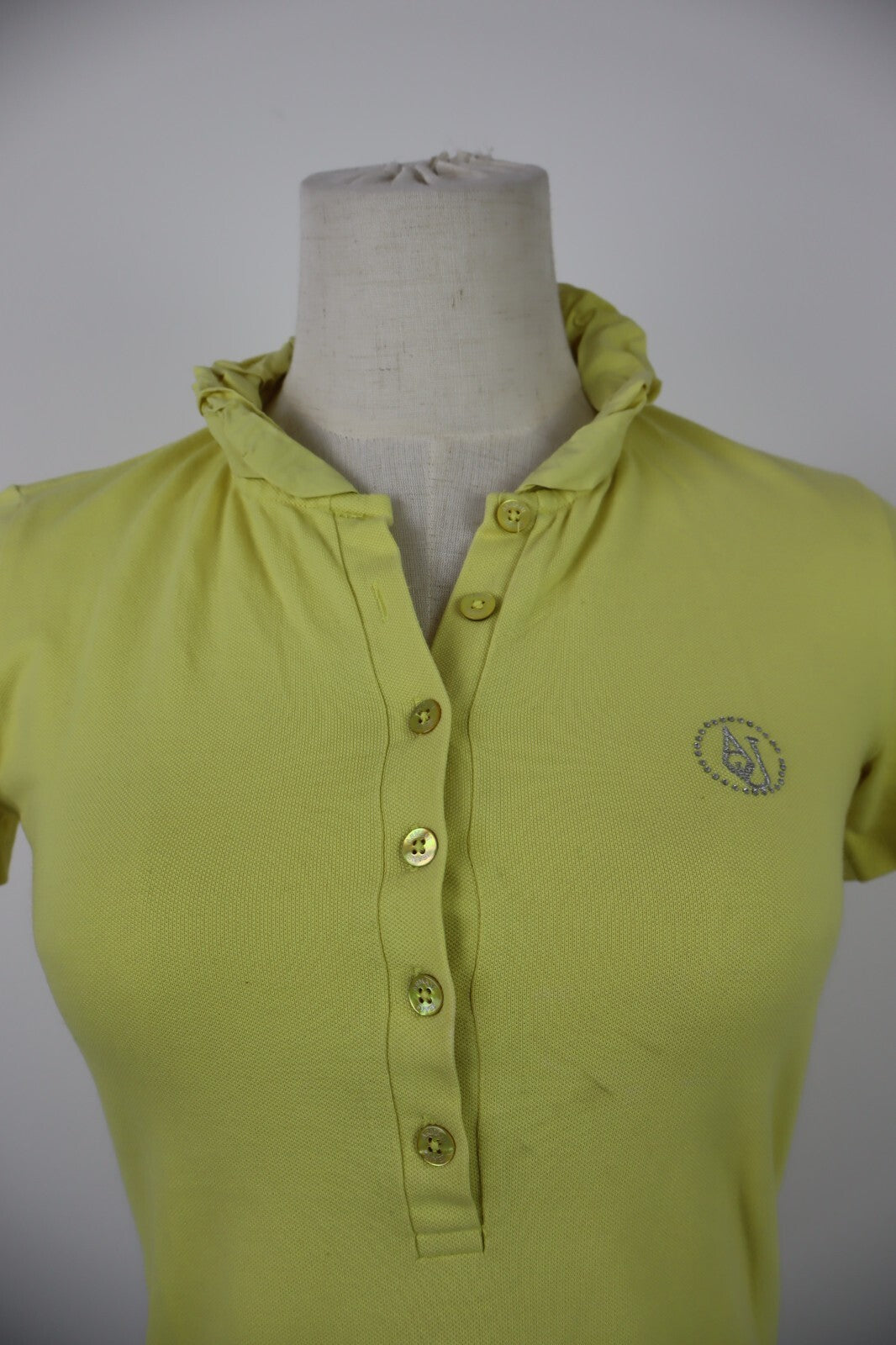 ARMANI JEANS POLO MAGLIA DONNA COTONE TG. 40 WOMAN COTTON SHIRT CASUAL VINTAGE