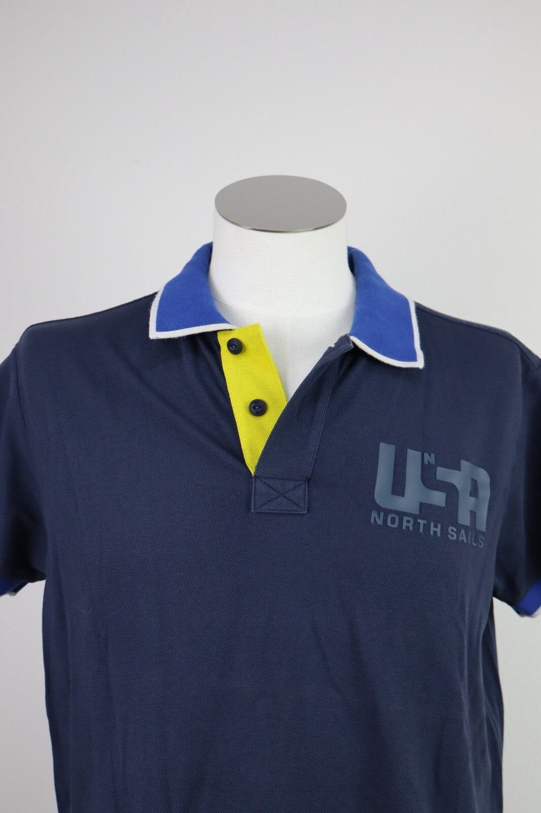 NORTH SAILS MAGLIA POLO COTONE UOMO TG. L MAN POLO SHIRT CASUAL VINTAGE COTTON