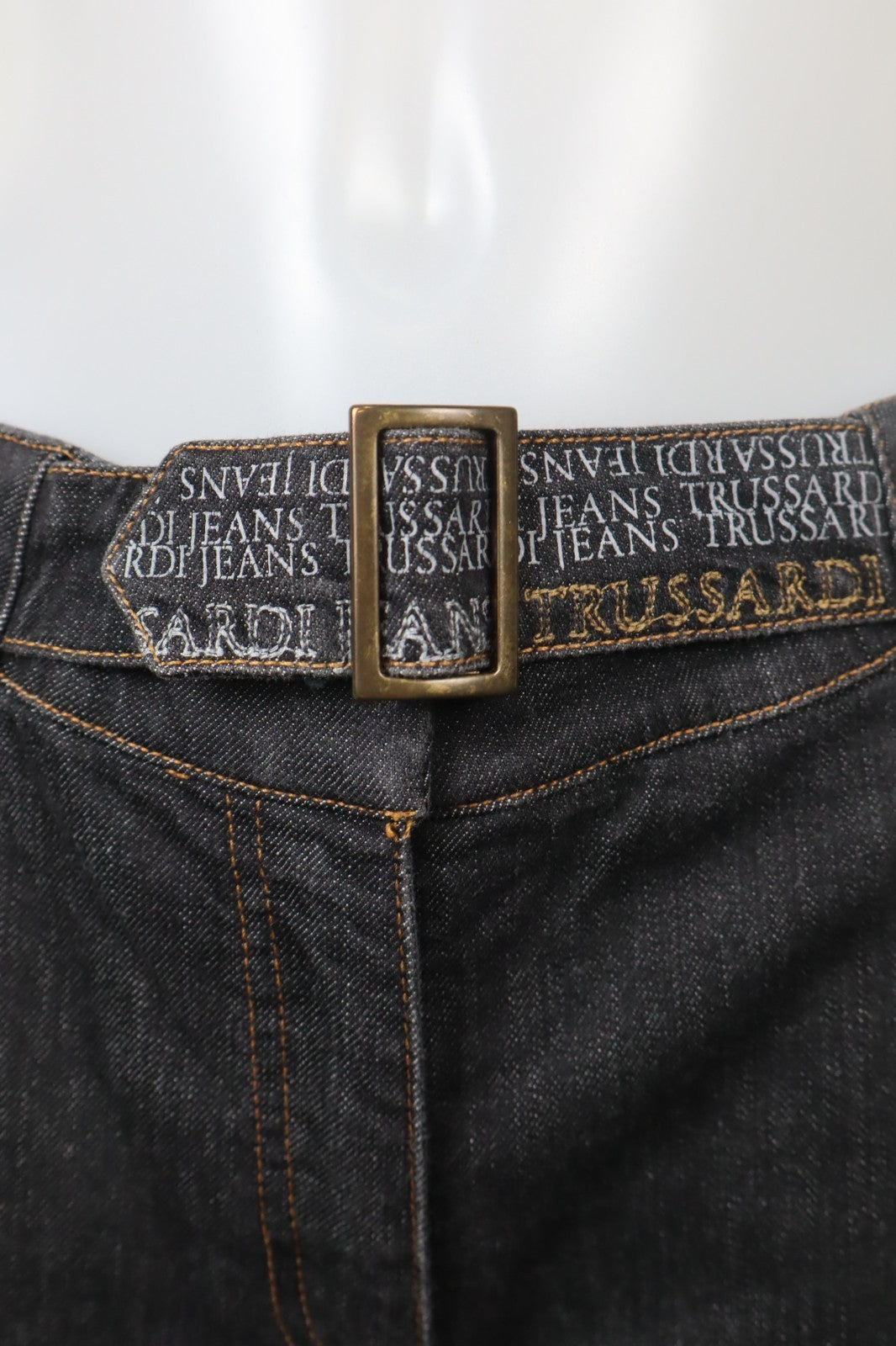 TRUSSARDI JEANS PANTALONE DONNA TG 44 WOMAN VINTAGE PANTS DENIM