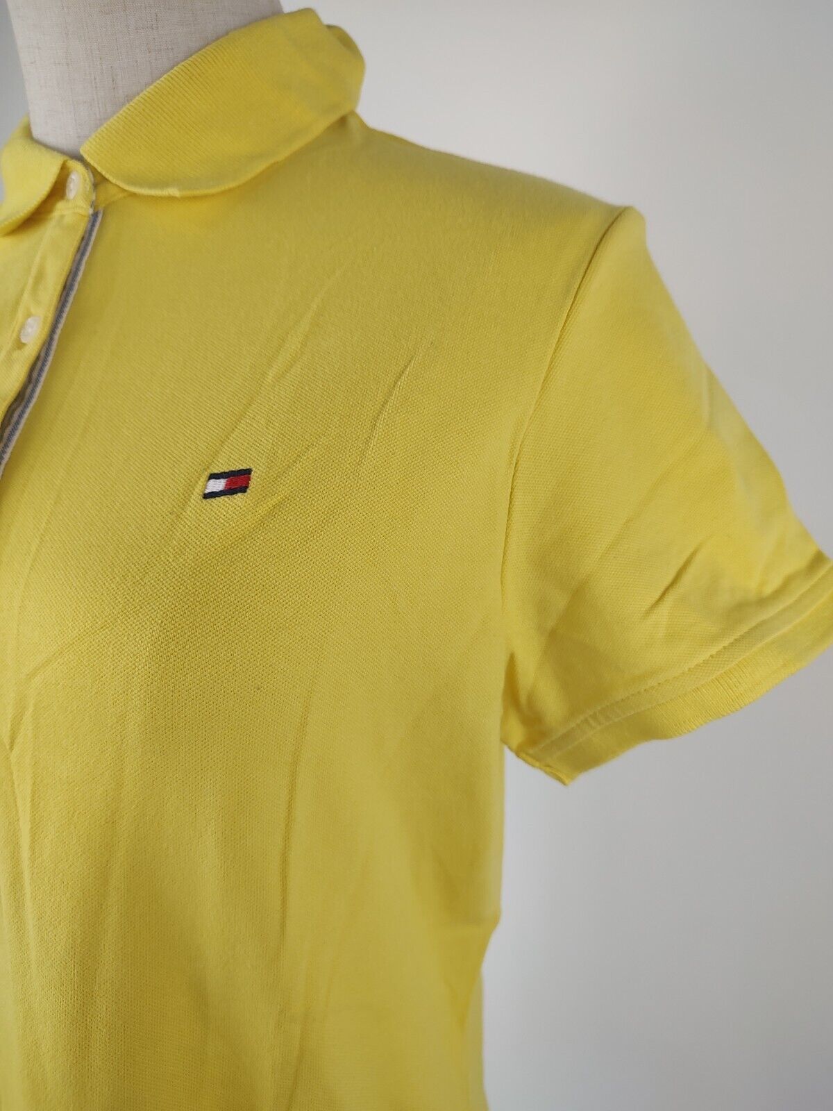 TOMMY HILFIGER POLO DONNA COTONE TG. L WOMAN SHIRT CASUAL VINTAGE