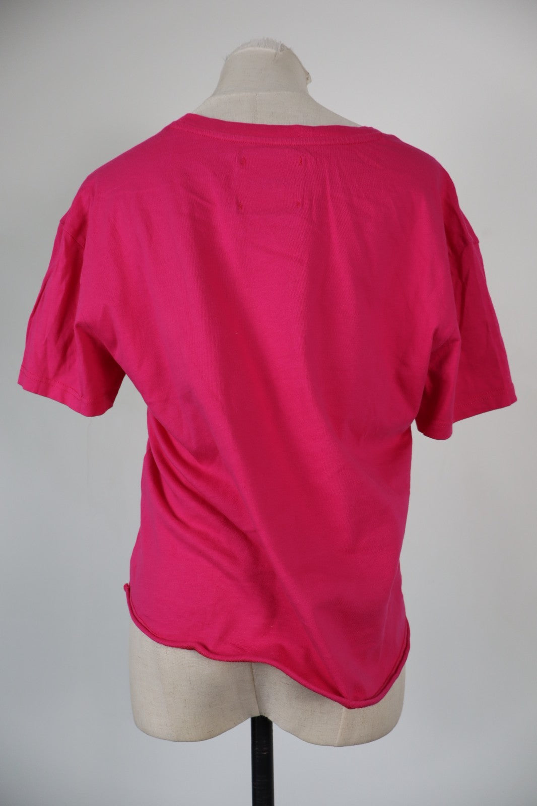 PYREX MAGLIA DONNA TG S WOMAN CASUAL VINTAGE T-SHIRT COTONE COTTON BIG LOGO