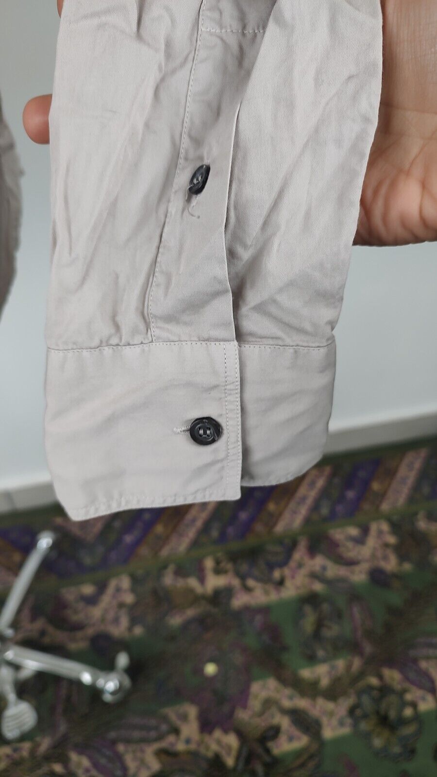 GIANFRANCO FERRE' JEANS CAMICIA UOMO COTONE TG 38 / 52  MAN CASUAL VINTAGE SHIRT