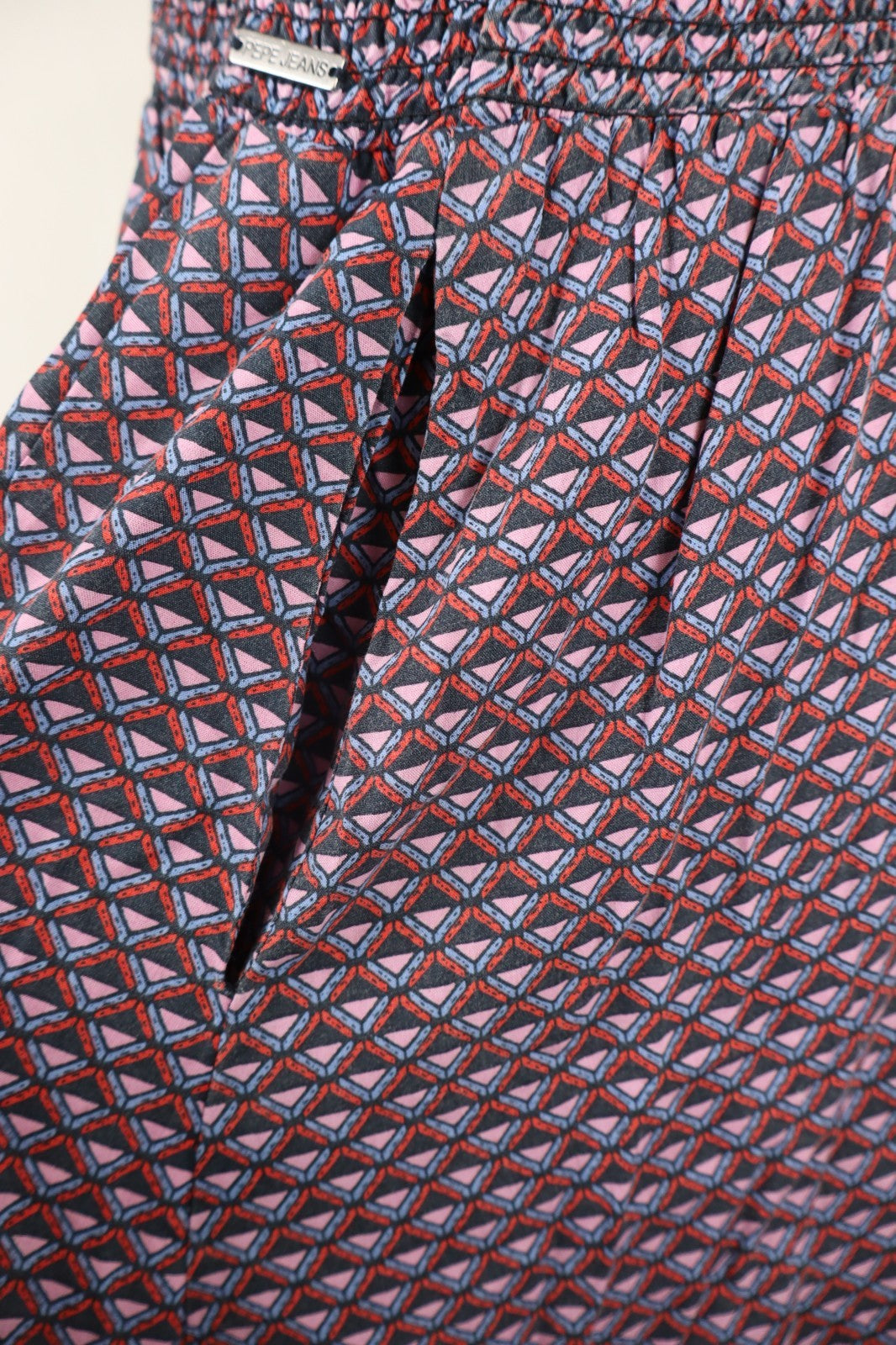 PEPE JEANS VESTITO A BRETELLE DONNA TG M WOMAN CASUAL VINTAGE DRESS ABITO LOGO