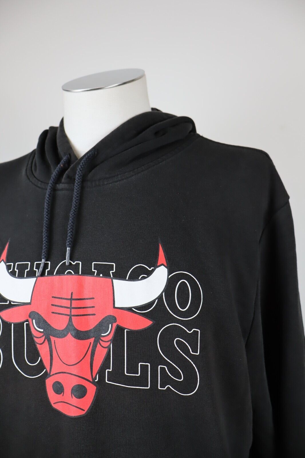 NEW ERA NBA CHICAGO BULLS FELPA CAPPUCCIO BASKET UOMO Tg XL MAN SPORT SWEATSHIRT
