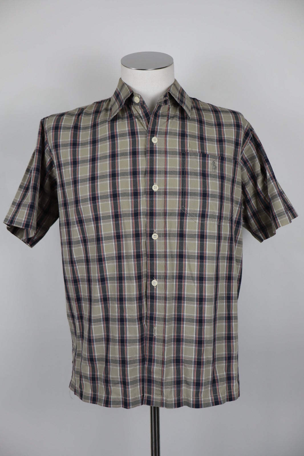 RALPH LAUREN CAMICIA UOMO COTONE TG. M MAN CASUAL VINTAGE COTTON SHIRT