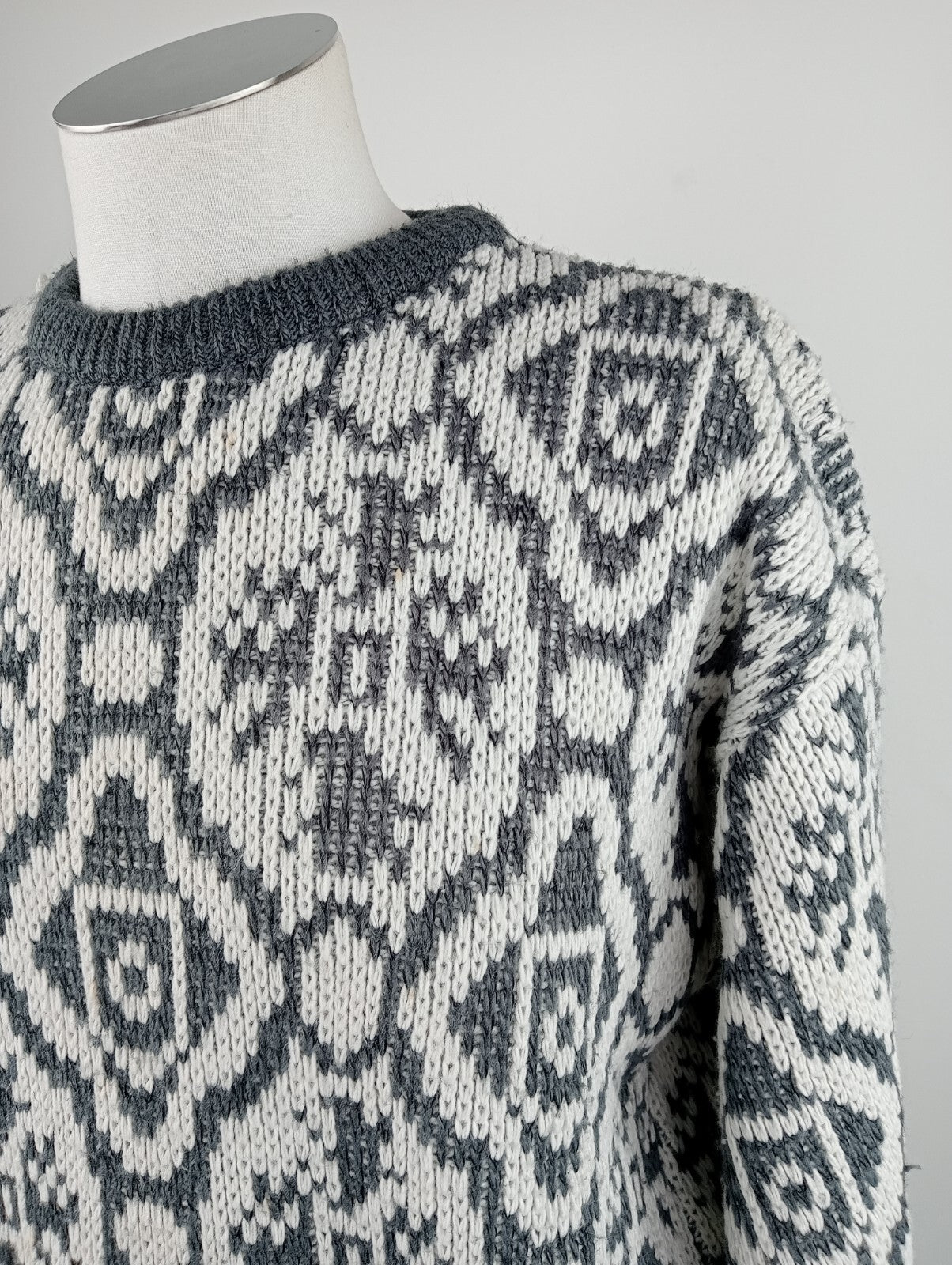 LEE MAGLIONE LANA MAGLIA WOOL UOMO TG M MAN SWEATER CASUAL VINTAGE