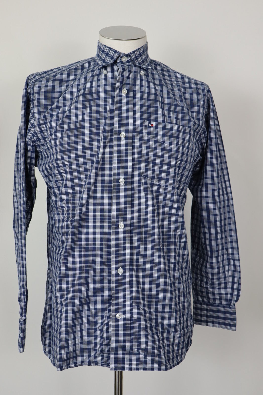 TOMMY HILFIGER CAMICIA COTONE SHIRT UOMO Tg. XS MAN VINTAGE CASUAL COTTON