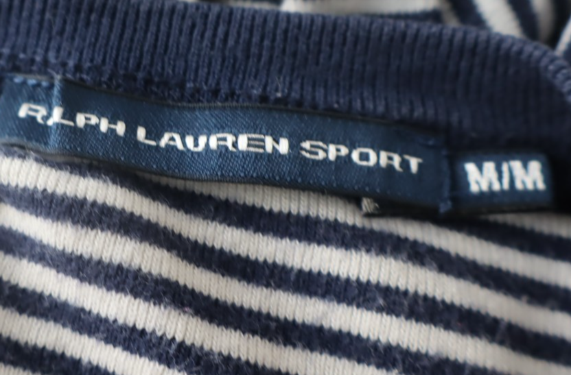 RALPH LAUREN SPORT MAGLIA DONNA TG M WOMAN CASUAL T-SHIRT VINTAGE COTONE COTTON