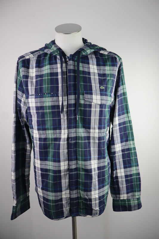 LACOSTE LIVE CAMICIA UOMO TG. 42 MAN CASUAL VINTAGE SHIRT COTONE MANICA LUNGA