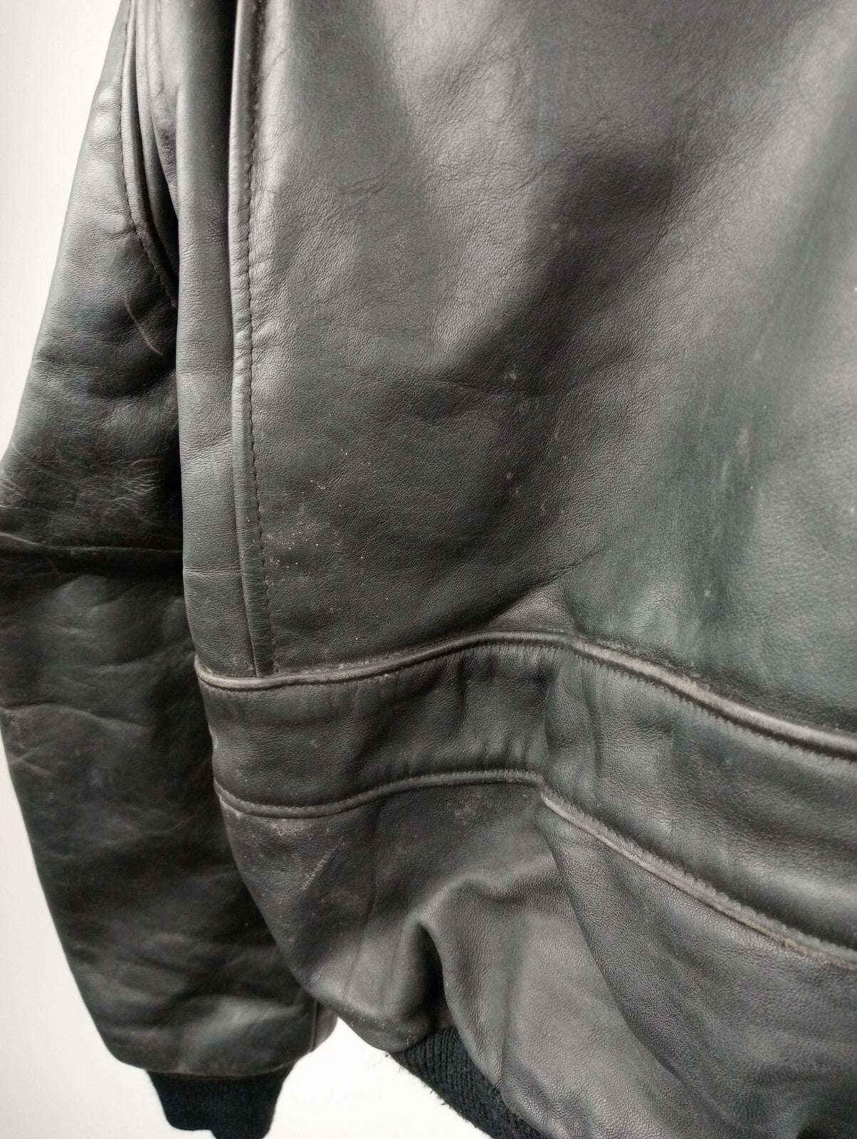 SCHOTT GIUBBINO PELLE LEATHER UOMO Tg 50 MAN CASUAL VINTAGE JACKET