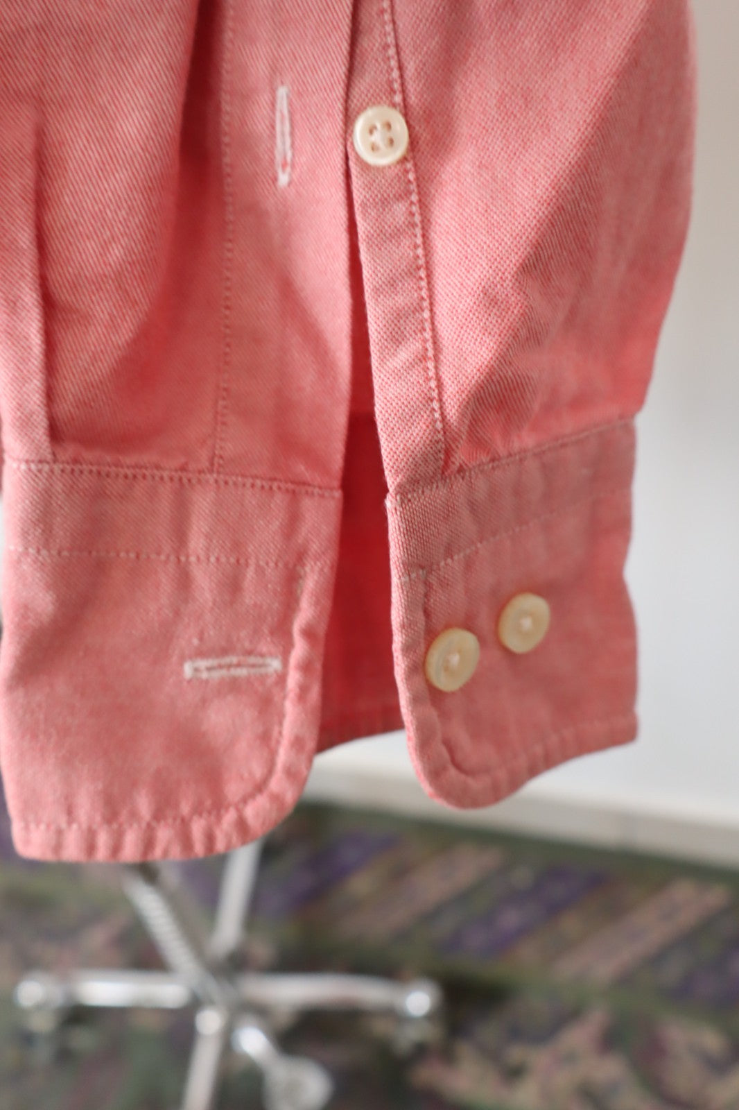 GANT CAMICIA COTONE UOMO TG. L MAN CASUAL VINTAGE SHIRT LOGO COTTON