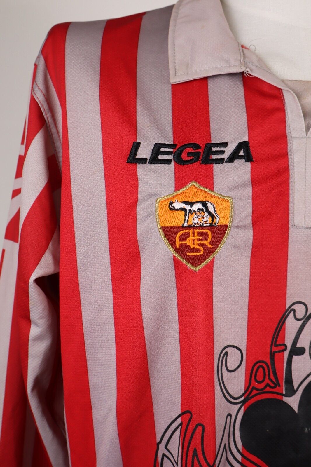 LEGEA ANGRI MAGLIA CALCIO UOMO Tg XL SOCCER JERSEY TRIKOT VINTAGE