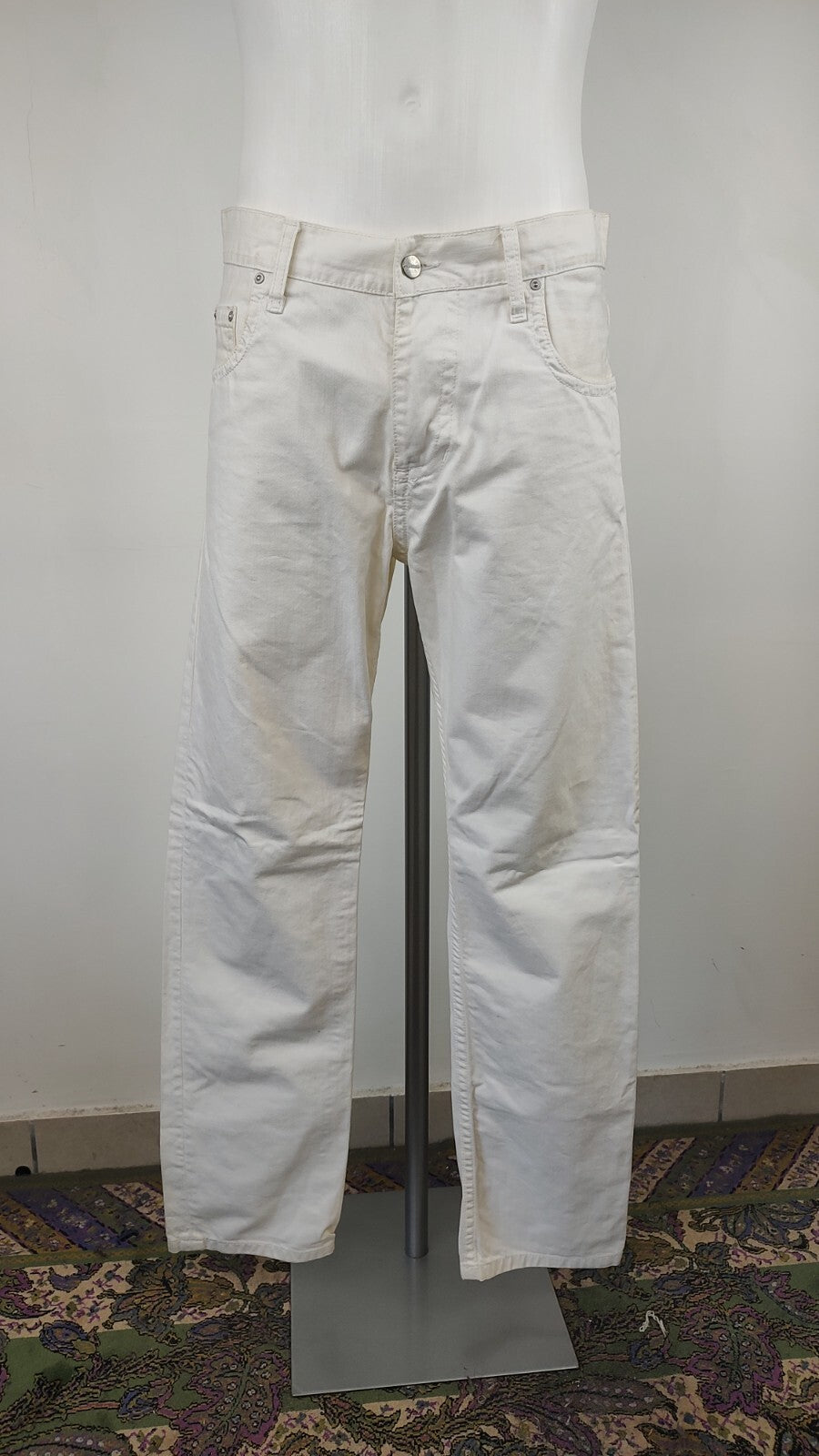 CARHARTT JEANS PANTALONE UOMO CASUAL W30 MAN VINTAGE PANTS DENIM