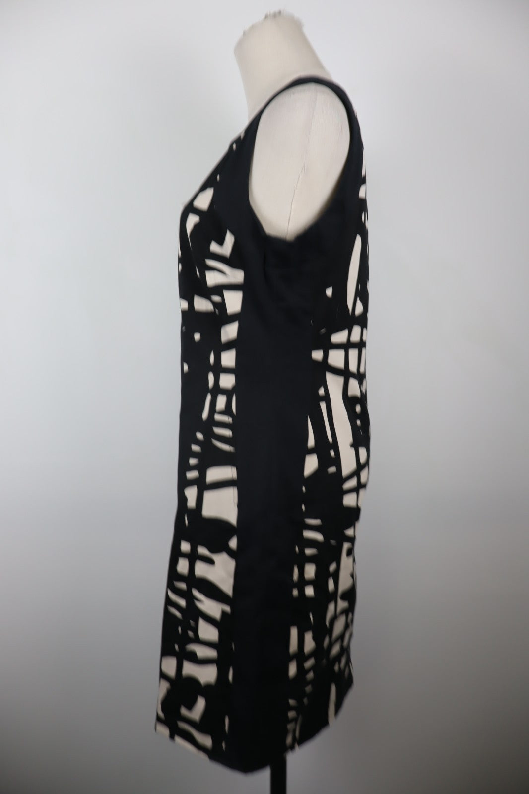 DESIGUAL VESTITO SMANICATO DONNA TG. 38 WOMAN CASUAL VINTAGE DRESS POLI COTONE