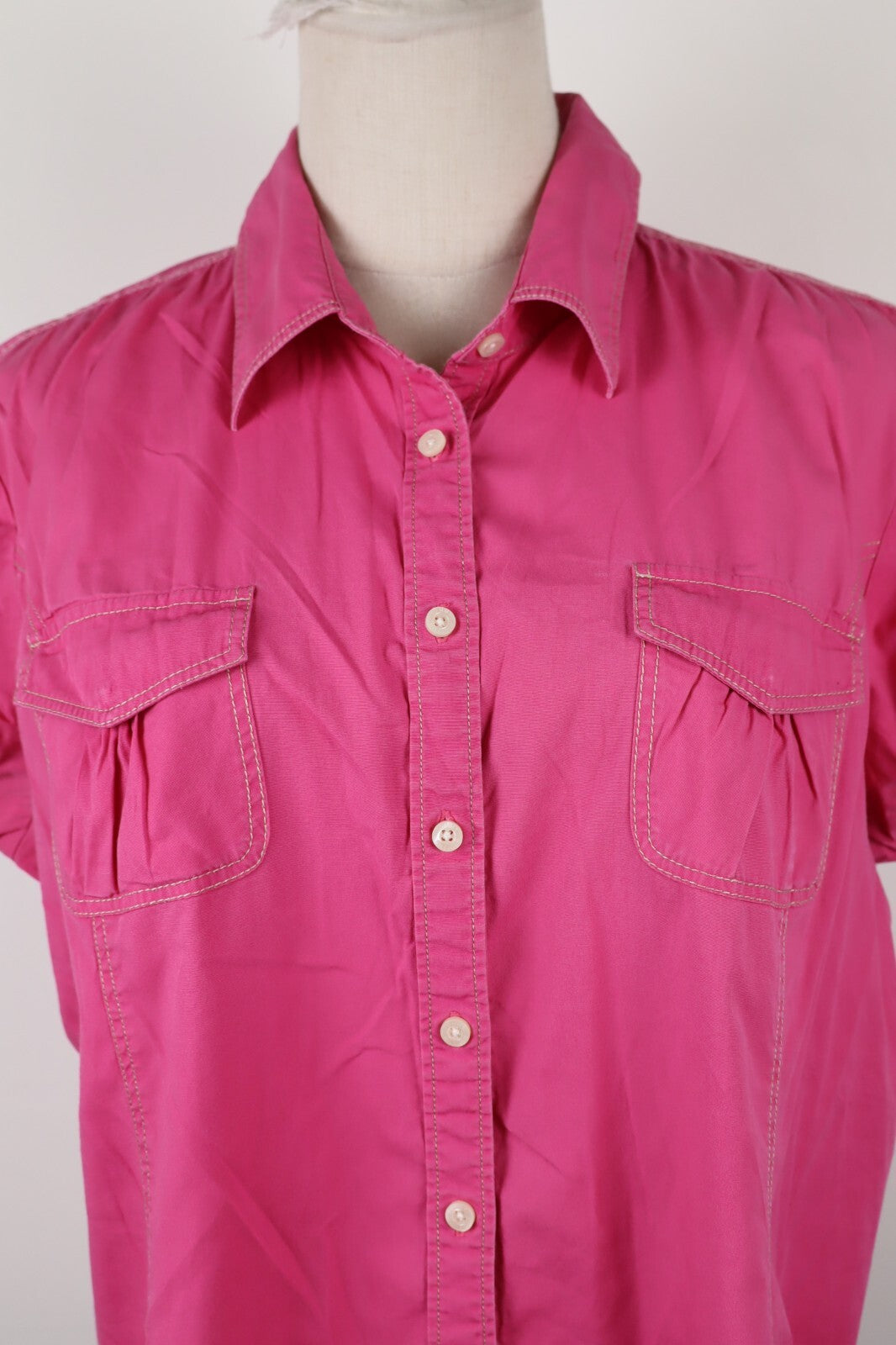 TOMMY HILFIGER CAMICIA DONNA TG. XL WOMAN SHIRT CASUAL VINTAGE COTONE COTTON