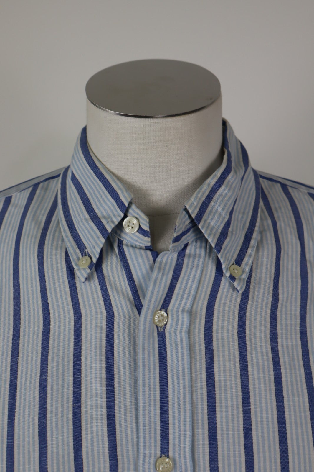 BROOKSFIELD CAMICIA UOMO TG 16,5 MAN CASUAL VINTAGE SHIRT COTONE SLIM FIT