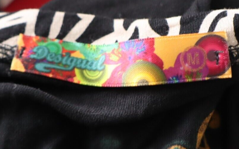 DESIGUAL VESTITO ABITO DONNA TG. M WOMAN CASUAL VINTAGE DRESS