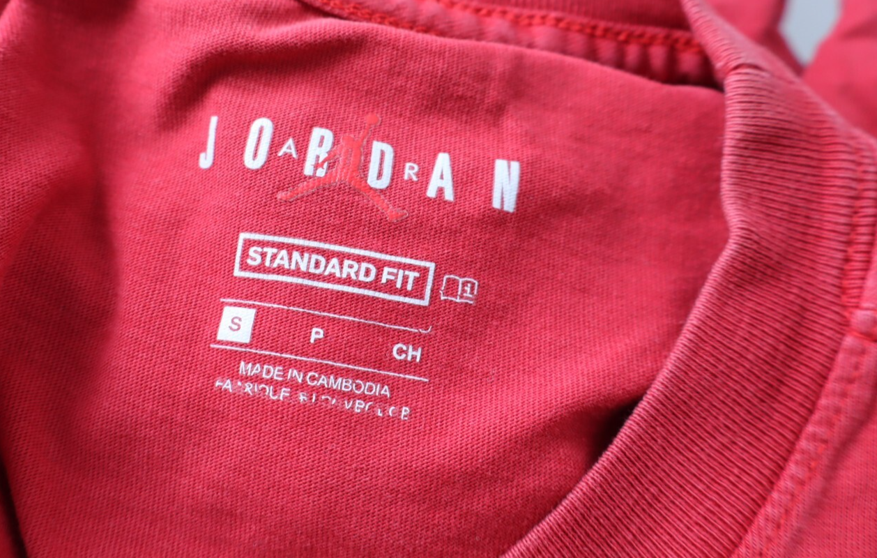 AIR JORDAN MAGLIA UOMO TG. S MAN T-SHIRT VINTAGE CASUAL COTONE COTTON LOGO