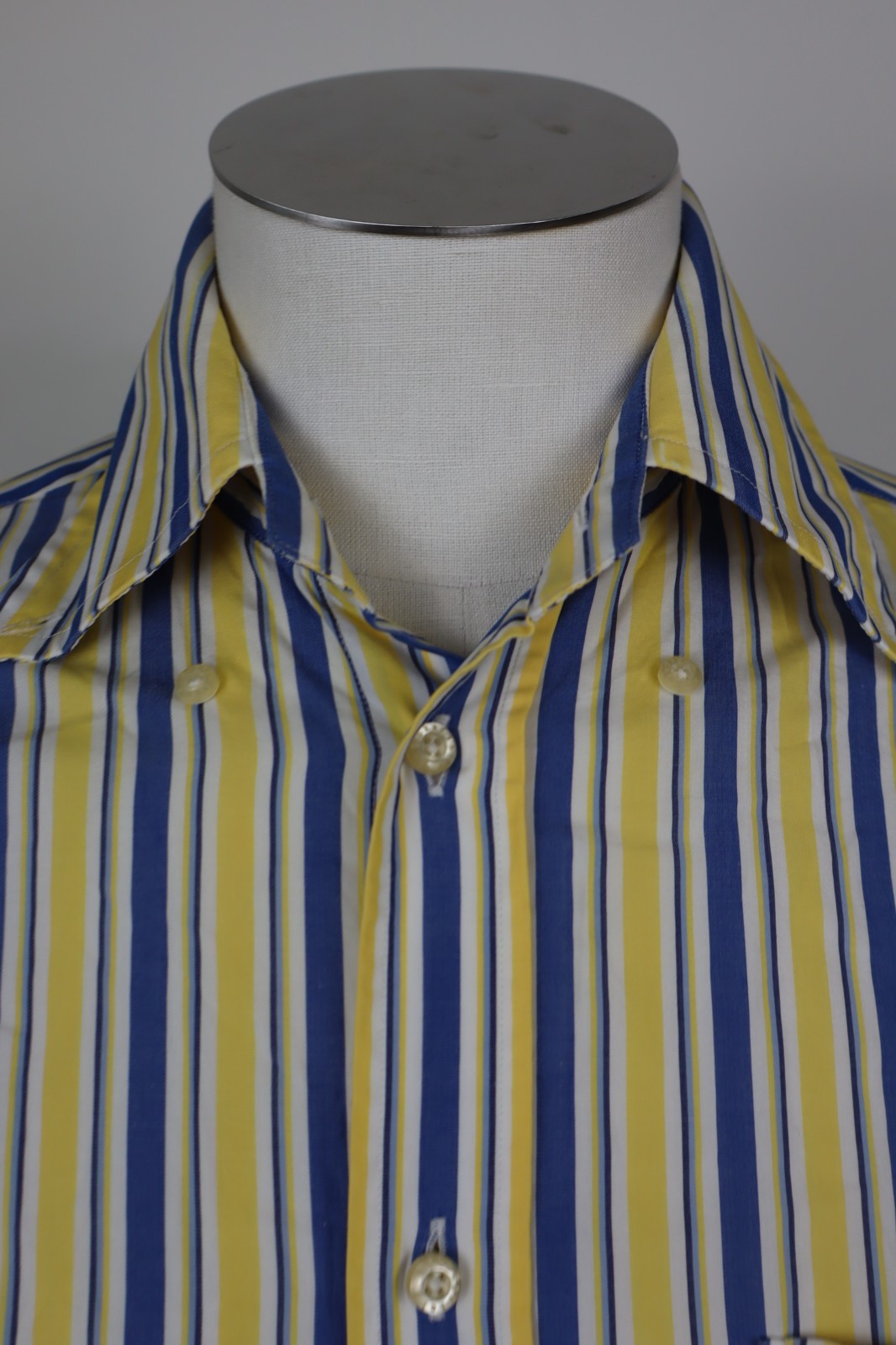 BROOKSFIELD CAMICIA UOMO TG. 39 MAN CASUAL VINTAGE SHIRT COTONE COTTON LOGO