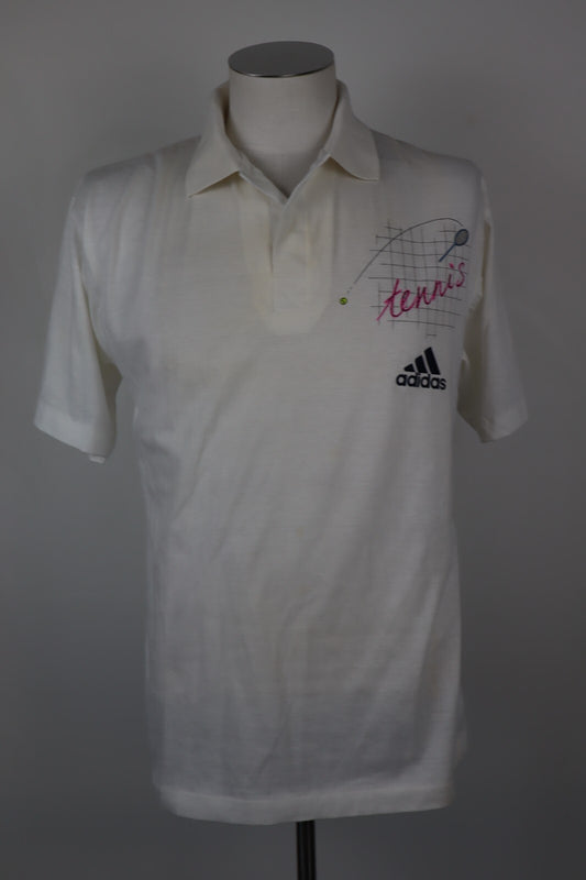 ADIDAS MAGLIA POLO TENNIS UOMO TG. XL MAN T-SHIRT SPORT VINTAGE CON TAG