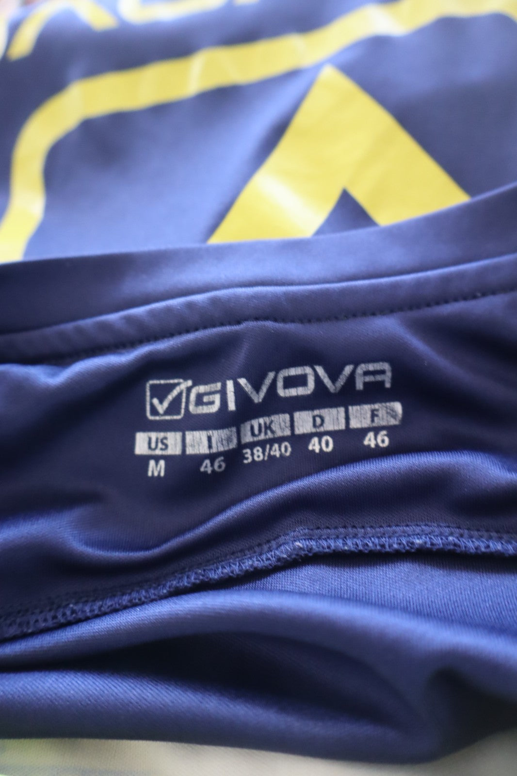 GIVOVA JUVE STABIA ALLENAMENTO MAGLIA CALCIO UOMO 46 SOCCER JERSEY VINTAGE SPORT