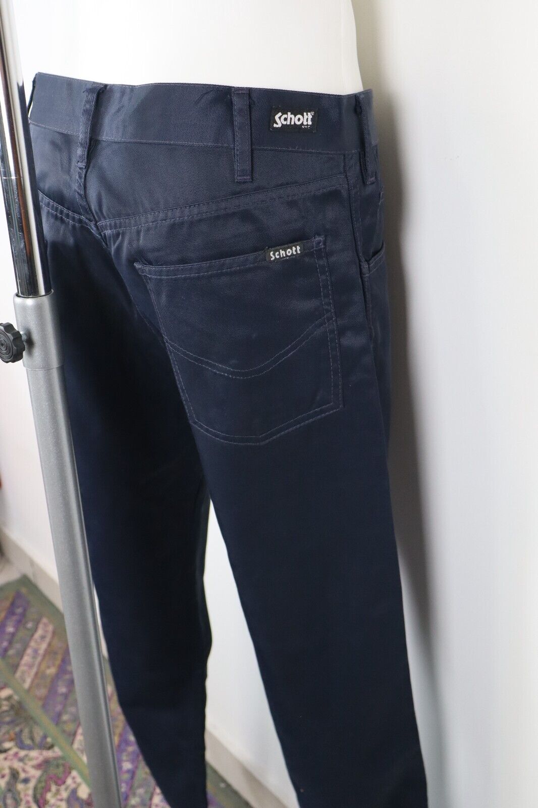SCHOTT PANTALONE UOMO CASUAL TG. 47 MAN VINTAGE PANTS